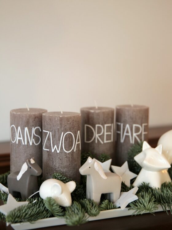 Ratzfatz DIY: bayrische Adventskerzen
