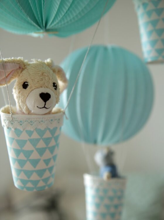 Heißluftballons für’s Kinderzimmer