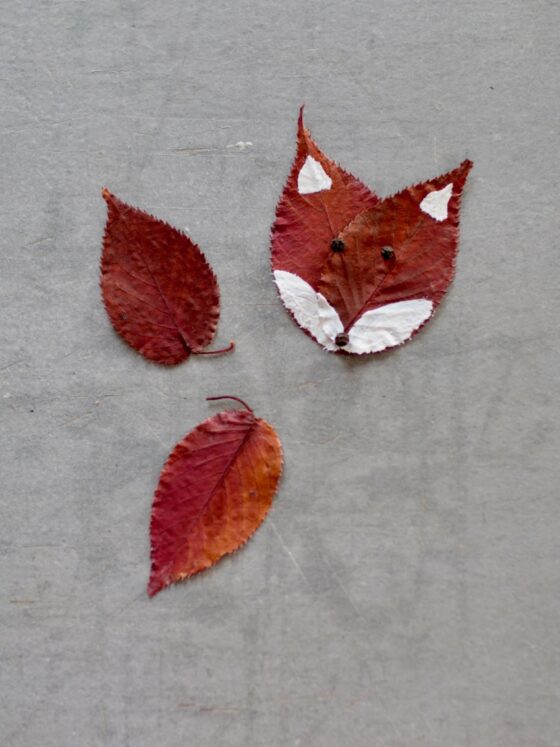 Herbstdeko: der Ruckzuck-Blätterfuchs